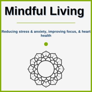 A person meditating outdoors in nature, promoting mindful living and inner peace.