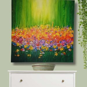 Whispers of Spring- Original Acrylic Painting by Anju Desai