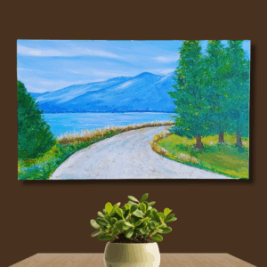 Queenstown Garden- Original Acrylic Painting by Anju Desai