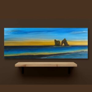 Golden Bay – Original Acrylic Painting by Anju Desai