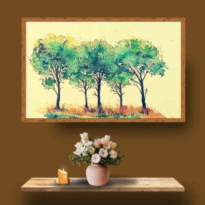 Cornwell Park - Green Serenity - Watercolour Painting