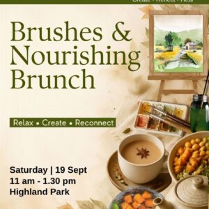 Brushes & Nourishing Brunch - Painting Workshop