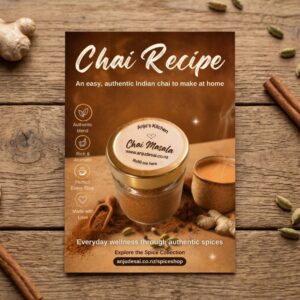Chai Recipe Card
